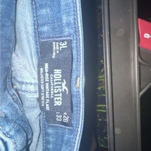 Hollister Woman's Classic Blue Bootcut Jeans